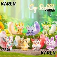 KAREN Plush Box Toys, Guess Figure Cup Rabbit Box, Mysterious Moon Carries Fragrance Series Model Doll Kabutu Rabbit Guess Bag
