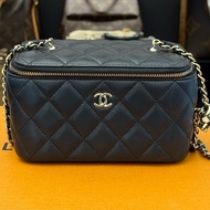 Chanel 香奈兒 23C長盒子，足球限定馬賽克球，黑色長盒子