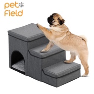 Cross-Border Dog Ladder Pet Stairs for Home Use, Small Dogs Bed Steps, Foldable Cat Ladder