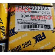 Chevrolet Captiva brake pad front FBK