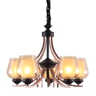 MAX LIGHT ไฟช่อ D33108-5 *ดำ E27x5 40W