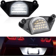 NJSBYL Xenon White LED License Plate Lights for Chevy Corvette C4 C5 C6 Camaro Impala Monte Lumina S
