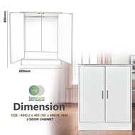 Almari Baju _ Almari Pakaian _ Almari Baju Kanak Kanak -Sampoint _ 4 Door 2 Drawer Kids Wardrobe _ L