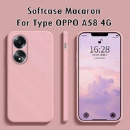 Softcase Macaron Polos For Type OPPO A58 4G Latest | Macaron Case A58 4G | Oppo Case | Mobile Phone Case | Mobile Phone Case | Mobile Phone Protector