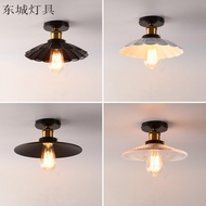 American Retro Ceiling Lamp Outdoor Door Foyer Home Aisle Corridor Lamp Balcony Entrance Door Front 
