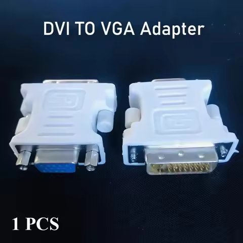 DVI to VGA Adapter DVI Male 24+5 to VGA Female Adapter Graphics Card to Monitor Connector