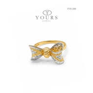 YOURS JEWEL 916 GOLD RIBBON RING