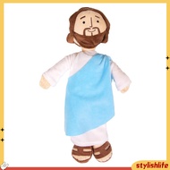 [stylishlife]  30cm Jesus/Maria Plush Doll PP Cotton Soft Accompany Sleep Pillow Cute Sofa Ornament 