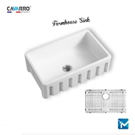 Cavarro Ceramic Kitchen Farmhouse Sink, Apron Sink CF302010C