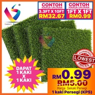 [READY STOCK]【1FT X 1FT】10-35MM Artificial Grass Premium Quality Carpet Grass For Indoor & Outdoor R