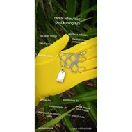 rantai leher/loket besi kuning asli 100% aura kuat