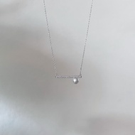 JYNJU [KYLAA] Saltwater Akoya Pearl Pendant Necklace (Round 6.2mm)