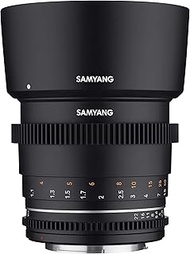 Samyang 85mm T1.5 VDSLR MK2 Cine Lens for Sony E Mount Camera