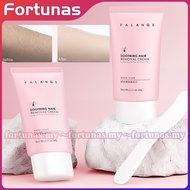 Falanqe Hair Removal Cream With Scraper Painless Legs Body Armpit No Residue Soothing Non-irritating