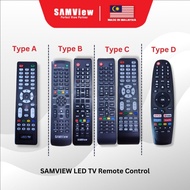SAMView LED TV / Television Remote Control SVWLEDRR