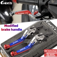 Chekis for YAMAHA NVX AEROX V3 2025 Modified parking brake handle Foldable and extendable labor-savi
