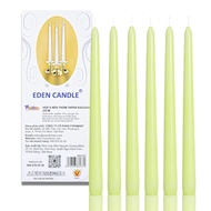 [22 Màu] Hộp 6 nến thơm taper Eden Candle FTRAMART EDC2331 25 cm tùy chọn nhiều màu sắc Nến taper ph