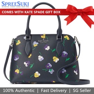 Kate Spade Handbag In Gift Box Crossbody Bag Darcy Small Satchel Floral Blazer Blue # KA606