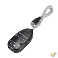 WXDX.TH ​USB Guitar Interface, 1M Length With Software CD​ Guitar to USB Cable, Convenient White/Bla