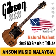Gibson SG Standard Tribute 2019 Electric Guitar, Natural Walnut