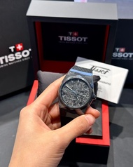 TISSOT PRX Carbon 自動機械腕錶 黑色