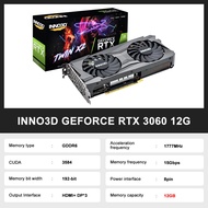 RTX 3060 12GB RTX 3060 12GB INNO3D New Geforce RTX 3060 GAMING 8G 12G 192 256Bit NVIDIA GDDR6 Video 