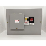 (4 MCB) EATON/MEM Single Phase DB Box 40A 4DA3C Complete Set With 32A DP Main Switch