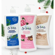 ( ST IVES ) ST IVES Body Lotion 532ml - Soothe Oatmeal Shea Butter | Smooth Rose Argan Oil | Renew C