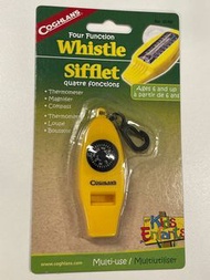 🔥 Four Function Whistle (登山樂）4 合 1 功能 哨子 指南針 溫度計 放大鏡