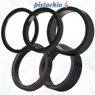 PISTACHIO Headset Fork Spacers, Aluminium&amp;Carbon Fiber Black Bicycle Fork Spacers, High Quality Bicycle Accessories MTB Road Bike