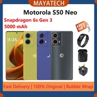 Brand New Motorola S50 Neo Snapdragon 6s Gen 3 6.7inch P-OLED Android 14 5000 mAh Smartphone