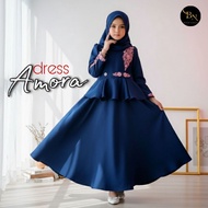 AMORA DRESS SATIN EXCLUSIVE #bajurayakids2025 Wanita Clothing
