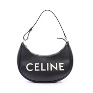 【二手】Celine CELINE AVA 中型黑色/白色皮革女士手提包