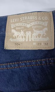 Levis，504型，冬褲