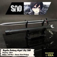 Gantungan Kunci Anime Pedang Anime Katana Night Sky Kirito Sword Art