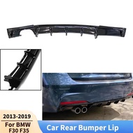 For BMW 3 Series F30 F35 2013-2019 Rear Bumper Diffuser Lip Spoiler MP Style Body Kit Refit Exterior