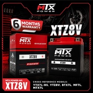 MTX Power-MF XTZ8V Motorcycle Battery AGM Maintenance Free Battery Motor Battery Sealed Battery