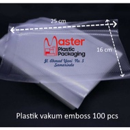 16x25 Embossed Vacuum Plastic - 10 Pcs / Vacuum Bag