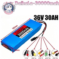 DAIKALA 18650 36V 30000mAh Rechargeable Lithium Ion Battery 10S2P 42V 500W, Used for Bicycles, Scoot