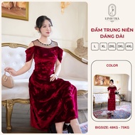 Women's Dresses [Linh Tra] (VIP 23) High-end Party Dresses, Big Size Dresses for Middle-Aged Mothers