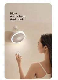 USB充電便攜大容量強冷風露營吊扇風扇連燈連遙控  sfjckp USB Rechargeable Portable Large Capacity Strong Cool Wind  Ceiling 