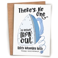 [Coisíní] 6th Anniversary Card for Husband Or Wife – Funny Happy Anniversary Greeting Card with Enve