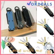 OKDEALS Key Organizer, with Screwdriver Holds 2-6 Keys Keys Fob with Clip,  Multi-function Metal Mod