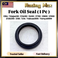 1 PC - ER6 Ninja250 EX650 Z650 Z750 Z800 Z900 ZXR250 ZSR XJ6 Vulcan 500 Versys 1000 Fork Oil Seal Fr