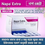 NAPA EXTRA (500+65=565MG), 10×10=100 TABLETS, BEXIMCO.