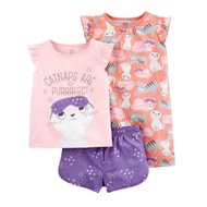 Purrrfect Paint 3pcs Short Set Size 4T