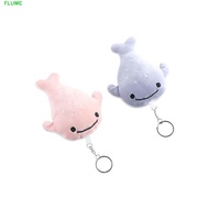 FLUME Cartoon Whale Keychain, Plush Animal Whale Animal Whale Doll, Cartoon Keychain Soft Stuffed Ca