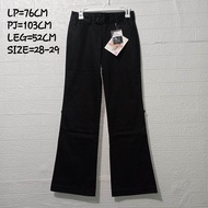 CELANA PANJANG IMPORT WANITA SEMI CUTBRAY BNWT HITAM PEKAT MADE IN JAPAN