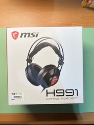 《電子器材》微星 MSI H991 GAMING HEADSET 專業電競耳麥 (耳機/麥克風/遊戲）