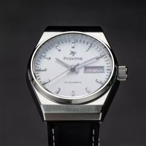 Proxima Men Automatic Watch 38MM Mechanical Wristwatch Dive 200m Waterproof BGW-9 Luminous Sapphire 